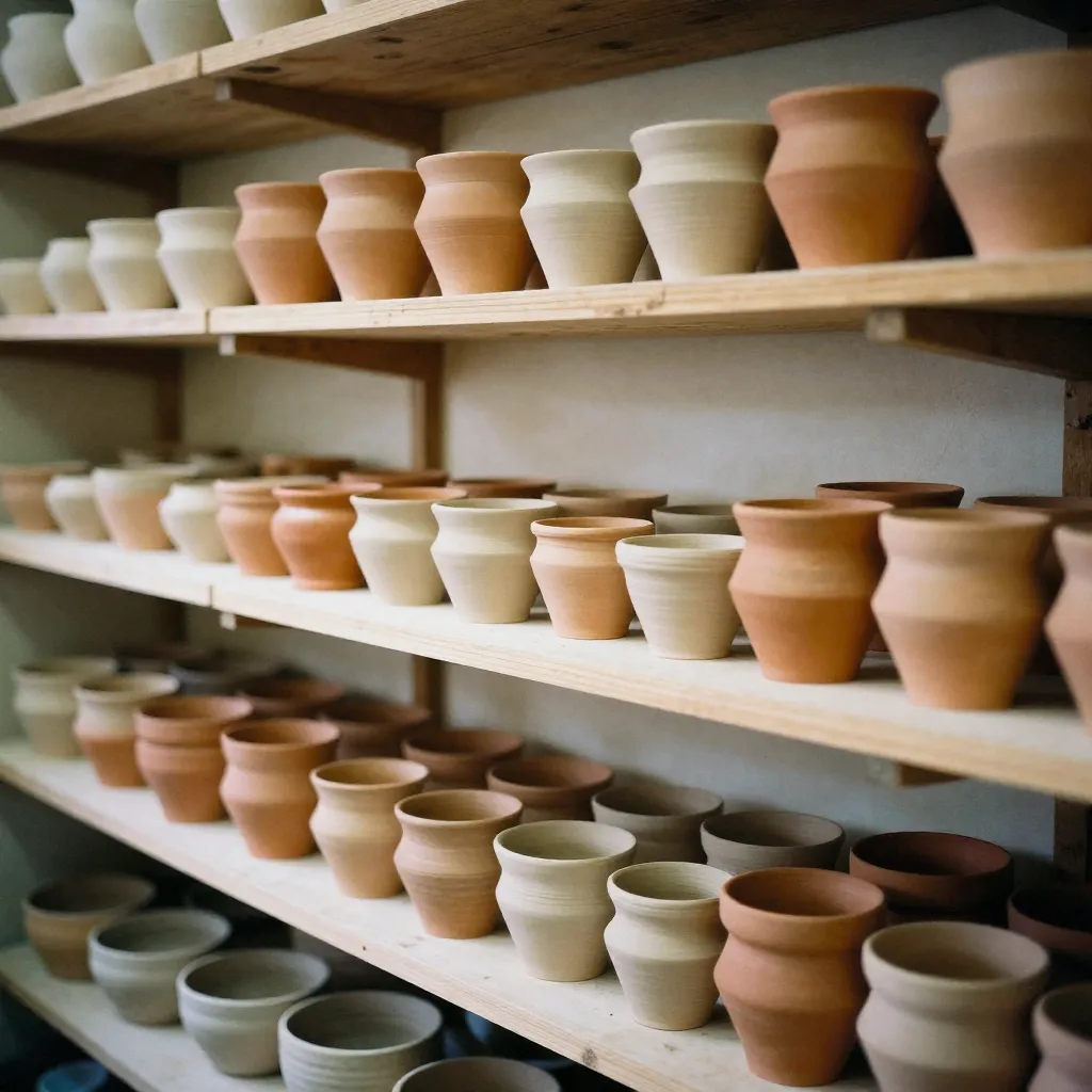 Glaze testing tiles and ceramic samples